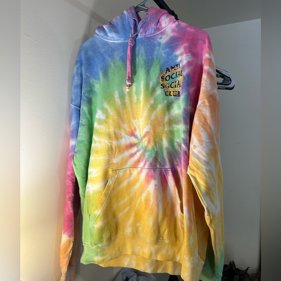 Anti Social Social Club Tye- Dye Hoodie - Picture 1 of 6